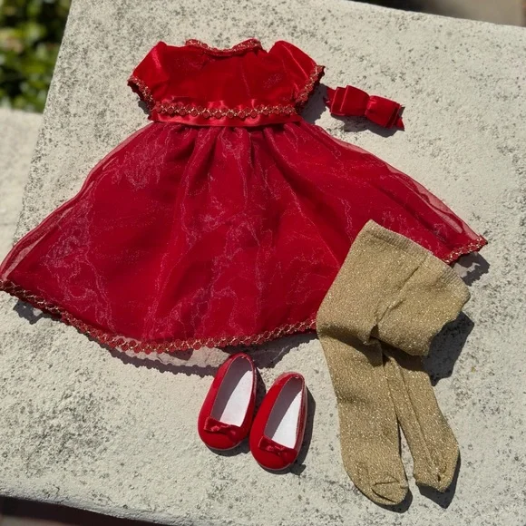 American Girl | Toys | Vintage American Girl By Pleasant Company Berry Christmas  Outfit | Poshmark